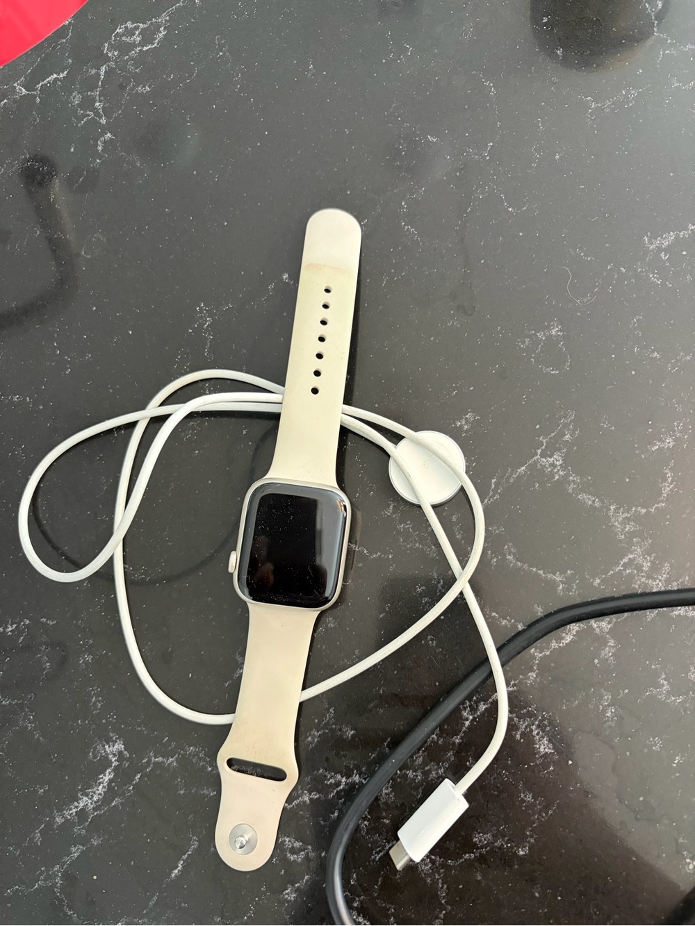 Smart Touchscreen Fitness Watch - Light Beige